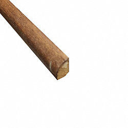 Prefinished Colonial Hickory Hardwood 1/2 in thick x .75 in wide x 78 in Length Shoe Molding